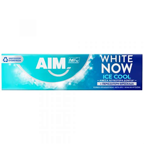 Aim White Now Ice Cool Mint Ml Mymarket Gr