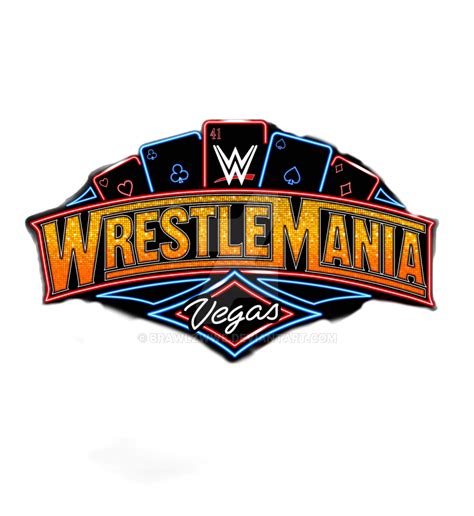 Wrestlemania 41 Official Logo 2025 By Brawlzwwe On Deviantart