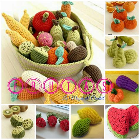 La Magia Del Crochet FRUTAS A CROCHET