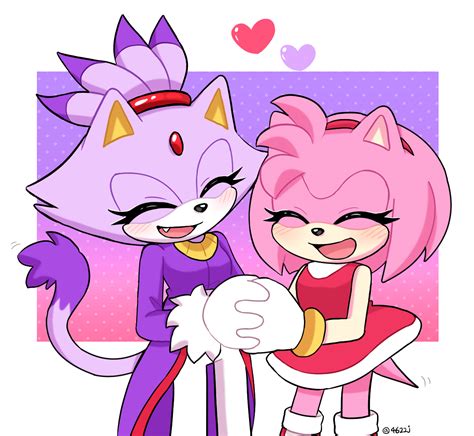 Amy And Blaze Sonic The Hedgehog Wallpaper Fanpop