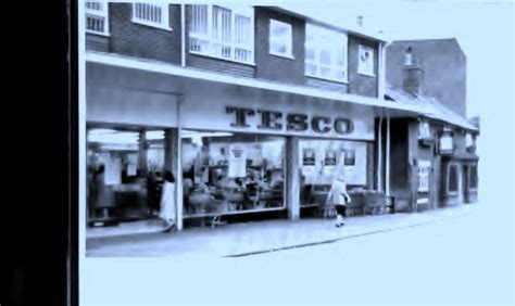 Tesco Canute Square 1970s Cheshire England Old Photos Photo