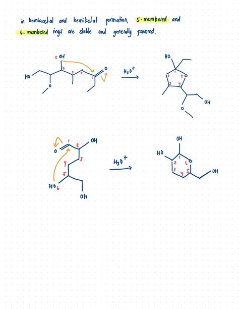 Solved Draw The Hemiacetal Hemiketal For The Following Molecules You