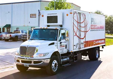 Mobile Paper Shredding Trucks For On Site Service Proshred