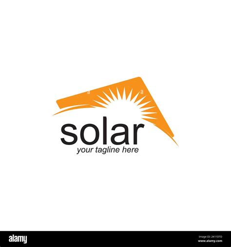 Solarpanel Logo Stock Vektorgrafiken Kaufen Alamy