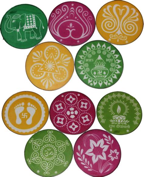 Buy Odishabazaar Ready To Draw Rangoli Making Kit Rangoli Stencil