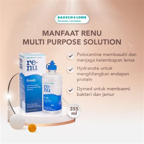 Jual CAIRAN SOFTLENS RENU FRESH 355 ML BY BAUSCH LOMB Shopee Indonesia