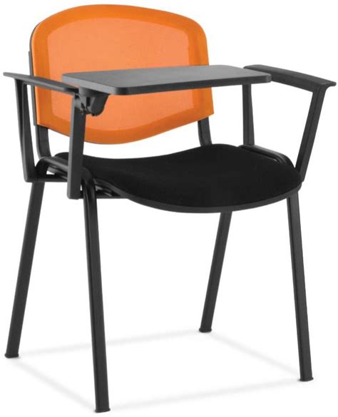 Chaise Fixe Iso Mesh Avec Tablette Critoire Rabattable Mac Bureau