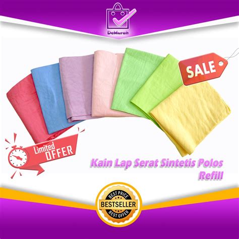 Jual Kanebo Plas Chamois Kain Lap Serat Sintetis Polos Refill