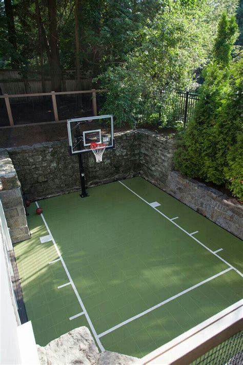 Pin By Serebryakov Vl On Basketball In Basketball Court Backyard