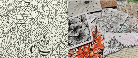 Zentangle Versus Doodle Ou Gribouillage Odi C Création