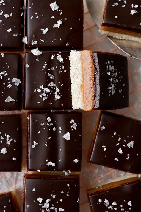 Millionaires Shortbread Caramel Bars With Ganache Curly Girl