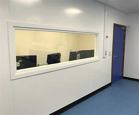 X Ray Shielding Internal Screens Lead Glass Viewing Windows