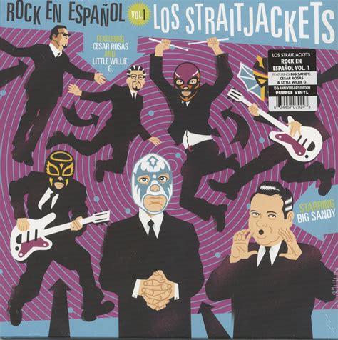 Los Straitjackets Cd Rock En Espanol Vol1 Lp Colored Vinyl Bear