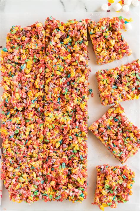 How To Make Fruity Pebble Rice Krispie Treats Recipe Bryont Blog