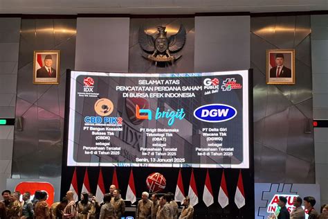 bei resmi antarkan ipo tiga perusahaan  antara news