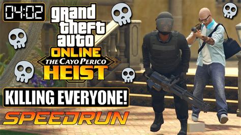 Killing EVERY Guard In Cayo Perico Compound Speedrun 04 02 YouTube