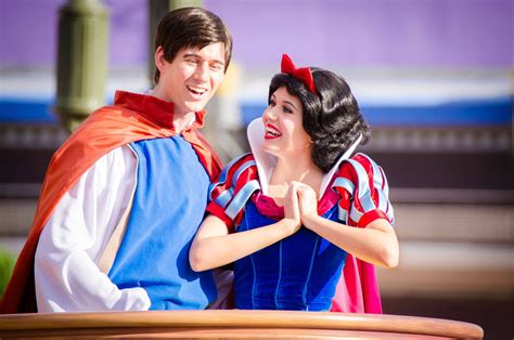 Snow White And Prince In Celebrate A Dream Come True Parade At Disney