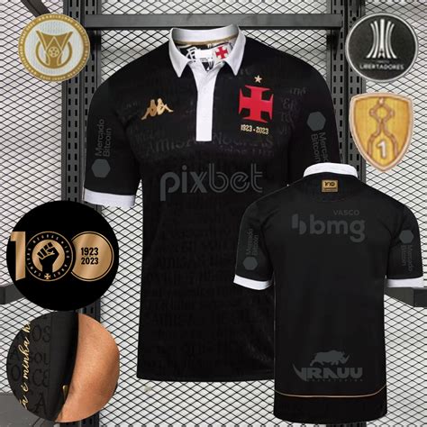 Camisa Camiseta Vasco Da Gama Preta Nova Manto Sagrado Gigante Da