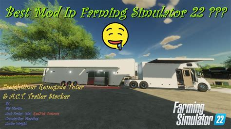 Farming Simulator 22 LITERALLY THE BEST HAULER IN THIS GAME Modreview