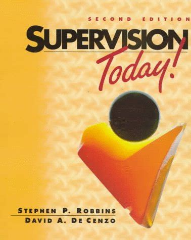 Supervision Today Robbins Stephen P Decenzo David A Amazon Es