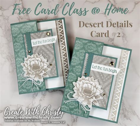 Stampin Up Desert Details How To Make A Hot Greeting Card Artofit