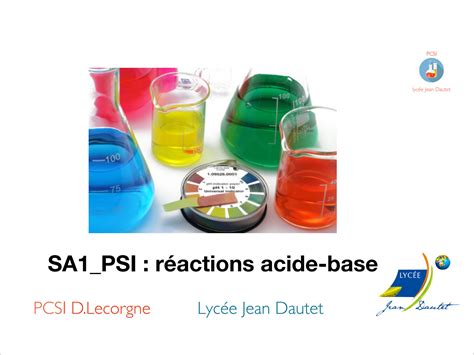 Solution Reaction Acido Basique Cours 05 Studypool