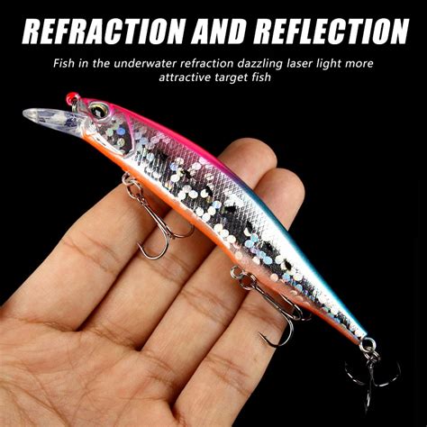 Hengjia Jerkbait Profunda Larga Minnow Trucha Atraer 12Cm 15G Wobbler