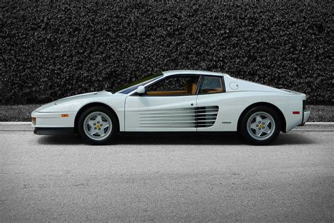 The Wolf Of Wall Streets 1991 Ferrari Testarossa Uncrate White