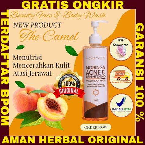 Original Sabun Jerawat The Camel Moringa Acne Brightening Ml Face