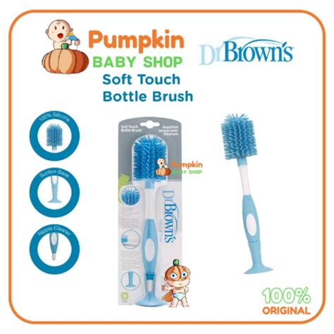 Jual Dr Browns Soft Touch Bottle Brush Blue Ac Shopee Indonesia