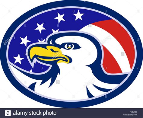 American Bald Eagle Flag Hi Res Stock Photography And Images Alamy