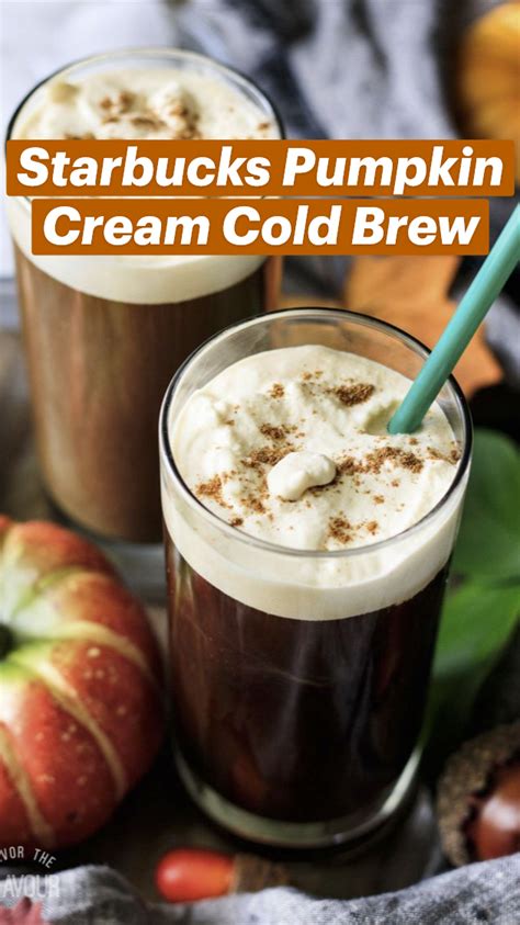 Starbucks Pumpkin Cream Cold Brew Copycat Recipe Artofit