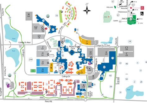Grand Valley State University Campus Map Map