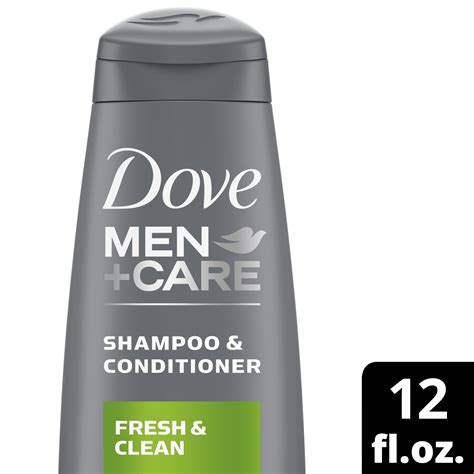 Dove Men Care Fortifying 2 In 1 Shampoo And Conditioner Fresh And Clean With Caffeine For Normal