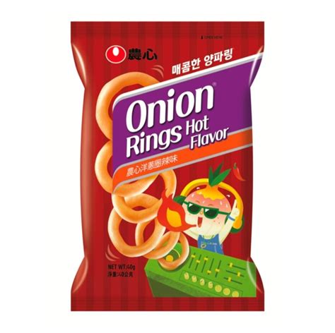 Nongshim Onion Rings Spicy Flavoured G Asianfoods Sk