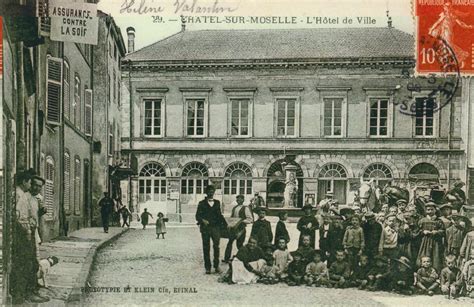 Photos et carte postales anciennes de Châtel sur Moselle Mairie de