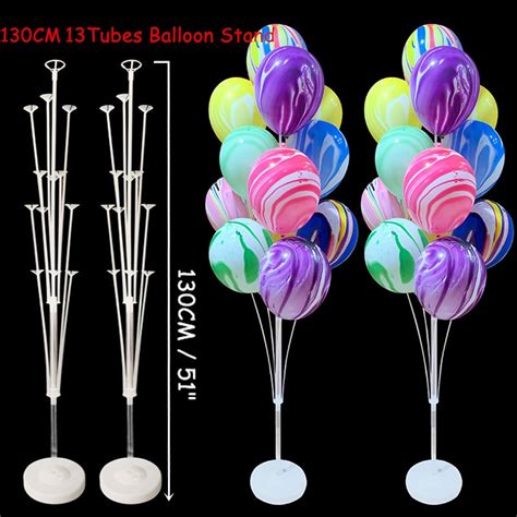 1 2 Zestaw Balon Stojak Uchwyt Na Balon Kolumna Konfetti Balony Na