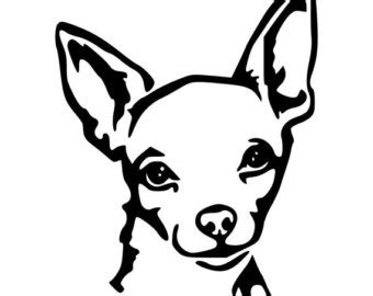 45+ Cute Chihuahua Clipart Black And White - l2sanpiero