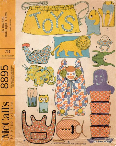 Mccall S Crafts Vintage Sewing Pattern Twenty Five Bazaar