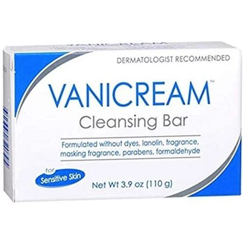 Vanicream Cleansing Bar Soap Fragrance Free Oz Vitacost