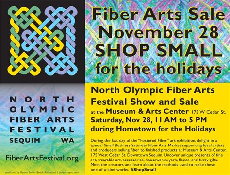 North Olympic Fiber Arts Festival Show And Sale At The Museum And Arts