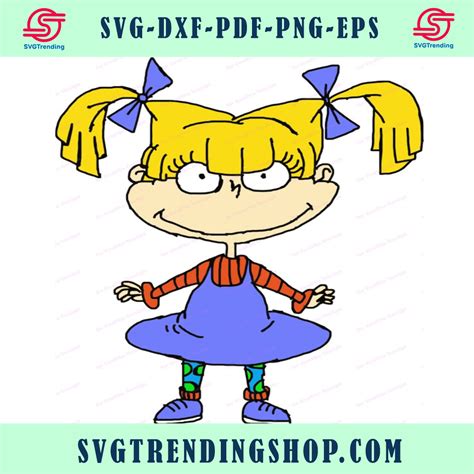 Angelica Pickles Rugrats Svg 1 Svg Dxf Cricut Silhouette Cut File