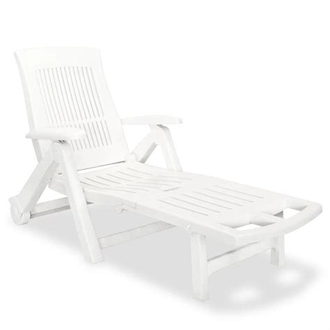 Buy Festnight Outdoor Patio Chaise Lounge Chair With Wheels And Armrest