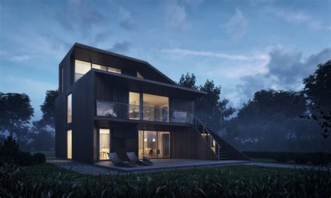 Prototype houses on Behance