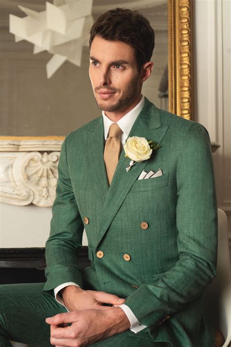 Pourquoi Et Comment Porter Un Costume De Mariage Vert