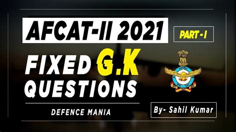 Fixed Gk Questions For Afcat Exam Gk Questions For Afcat