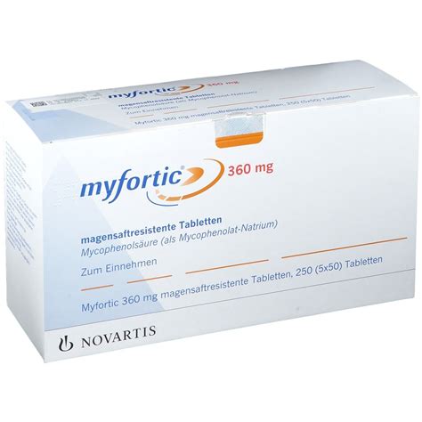 Myfortic 360 Mg 5x50 St Mit Dem E Rezept Kaufen Shop Apotheke