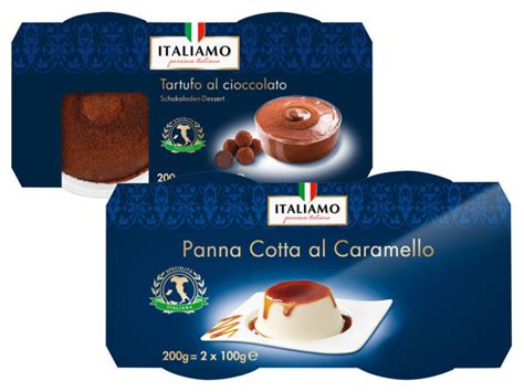 Italiamo Panna Cotta Al Caramello Oder Tartufo Al Cioccolato Cappuccino