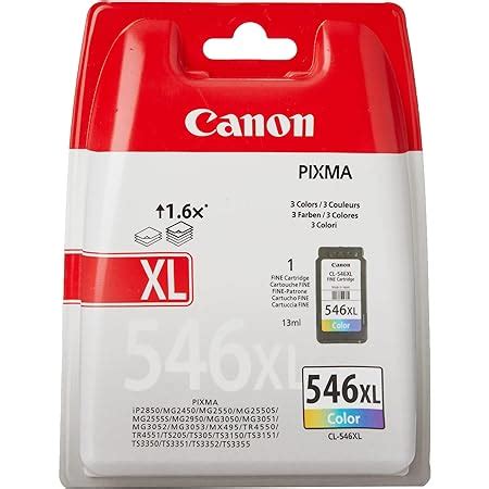 Canon 8288B004 Ink Cartridge CL 546XL Multicolor Amazon Co Uk