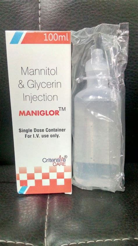 Allopathic Mannitol Glycerin Injection At Rs 240 Piece In Sas Nagar